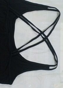 Bershka Very Stylish Black Tank Top