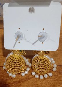 Peacock Jhumka Earrings