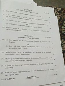 CBSE 2024 Class 10th Board Question Paper📜