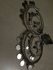 Silver Boho Dangle Earrings