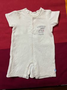 Off white Unisex Romper