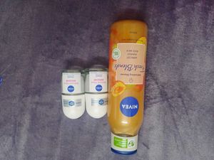 Nivea Natural Glow Deodorant And Bodywash