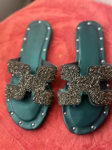 Stylish Green Flats