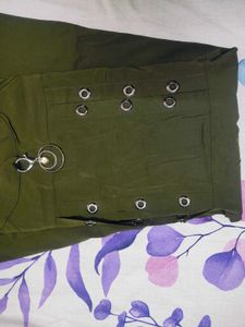 Soil-Green Dress
