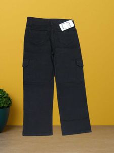 🥰N@81 Size-32 Black Cargo Pants