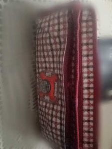 Stylish Checkered Pouch