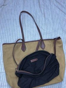 Tan Tote Bag