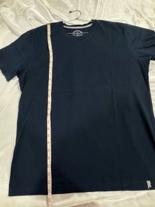 Original Jockey Navy Blue V-Neck T-Shirt