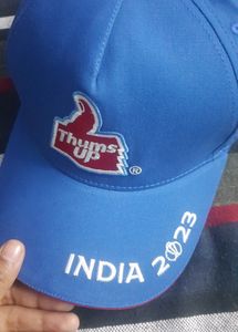 Let&#39;s cheer up for team India with cap