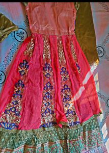 Beautiful Gown With Dupatta And Pent