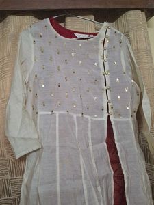 Two Peace Anarkali Kurta