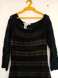 Elegant Black Lace Dress