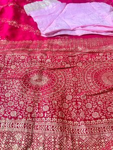 Dark Rani Pink (Banarasi silk)