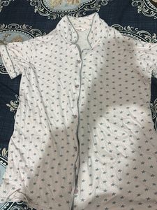 Star Patterned Pajama Set