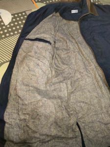 Navy Blue Jacket Winter Korean