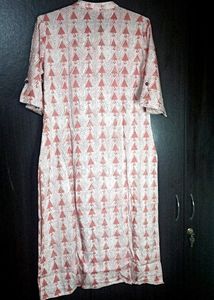 Women Cotton Muslin Printed Kurta