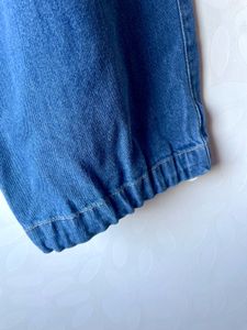 Baggy Denim Cargo Pants