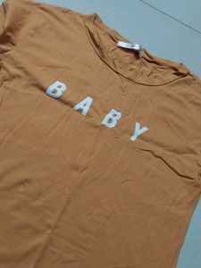 Cute Orange &#39;Baby&#39; Tee