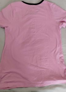Pink &#39;Just Be Yourself&#39; Graphic Tee
