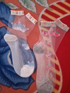 Cute Sheer Ankle Socks