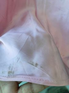 Baby Pink Long Satin Skirt