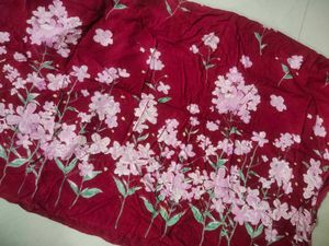 Box Shaped Unique Floral Wrap- Around Skirt