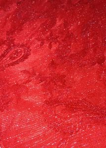 Red Embellished Party gown