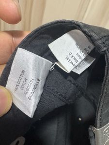 Caterpillar Trademark Logo Black Cap