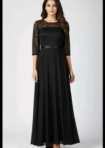 Elegant Black Maxi Dress