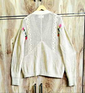 Embroidery Design Cardigan Size-46-48
