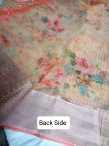 🥳OFFER PRICE!! Tissue Fancy Saree