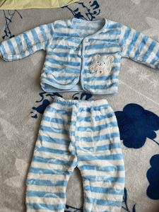 warm baby cord set 3-9months