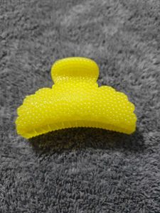Bright Yellow Hair Claw Clip
