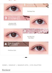 Rom&amp;nd Better Than Eyes Eyehadow Palette