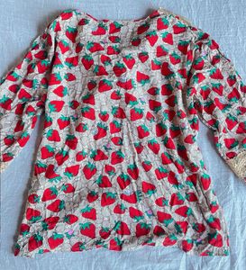 Strawberry Lace Top 🍓
