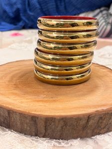Pintresty Golden Bangles