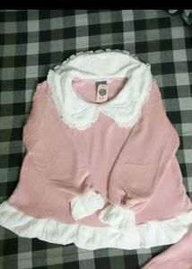 New/Unused Korean Fluffy Woolen Cord Set