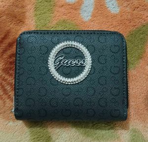 Guess Wallet with Rhinestone Logo