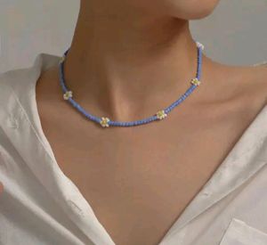 Daisy Beaded Necklace