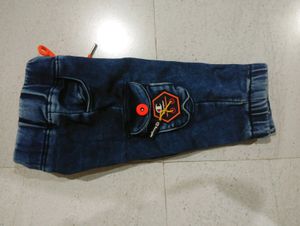 Baby Boy Denim Cargo Pants