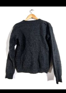 Charcoal V Neck Sweater