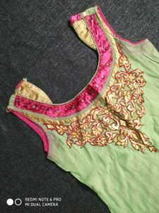 Anarkali Set Velvet Embroidery