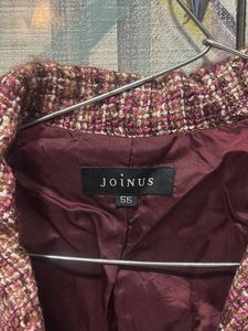 Tweed Cropped Jacket - Chic Style