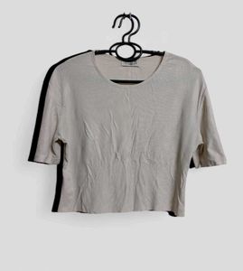 Casual cropped women T-Shirt