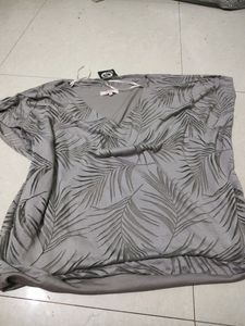 Beautiful Grey Butterfly Top