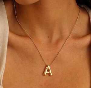Gold Initial &#39;A&#39; Bubble Letter Chain🎀