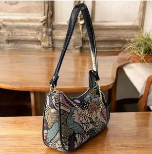 Tapestry Y2K Shoulder Bag