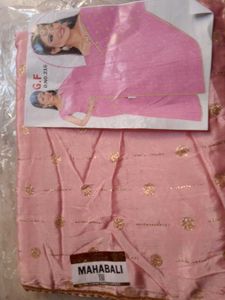 Party Wear Pink Saree