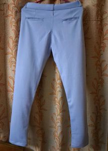 Light Blue Casual Pants