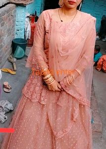 Lehnga Chunni With Heavy Cancan